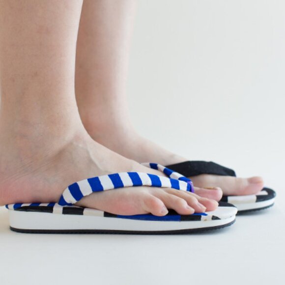 SOUSOU Japanese Cotton Zori Sandals - Picture 4 of 4